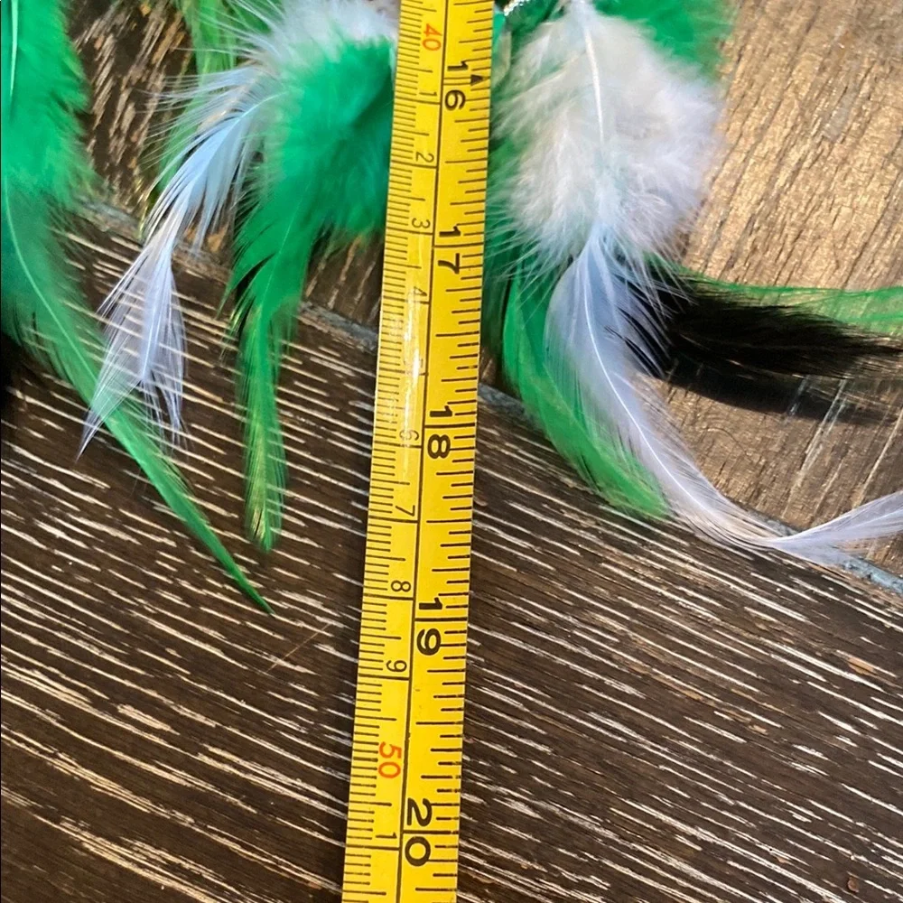 Green Feather Dreamcatcher for Home Party Decorations